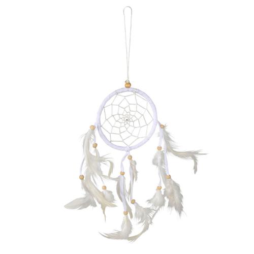 SMALL WOOD DREAMCATCHER WITH BEADS