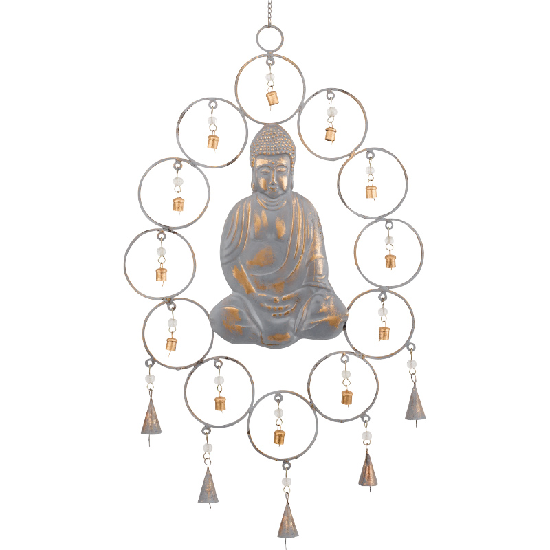 RECYCLED OVAL BUDDHA CHIME