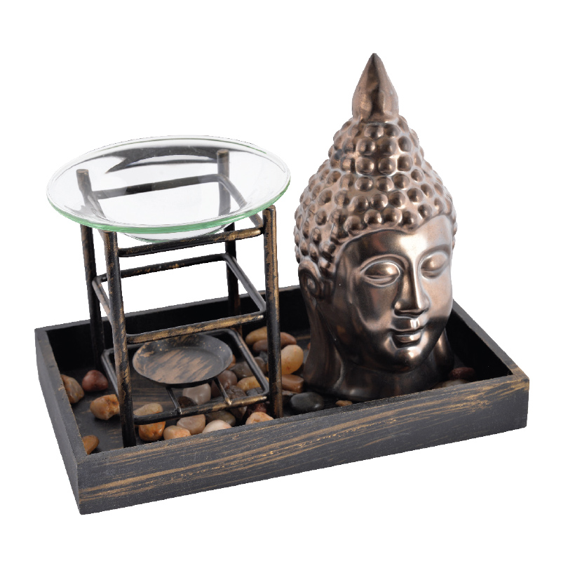 Bronze Buddha Box Ceramic Oil