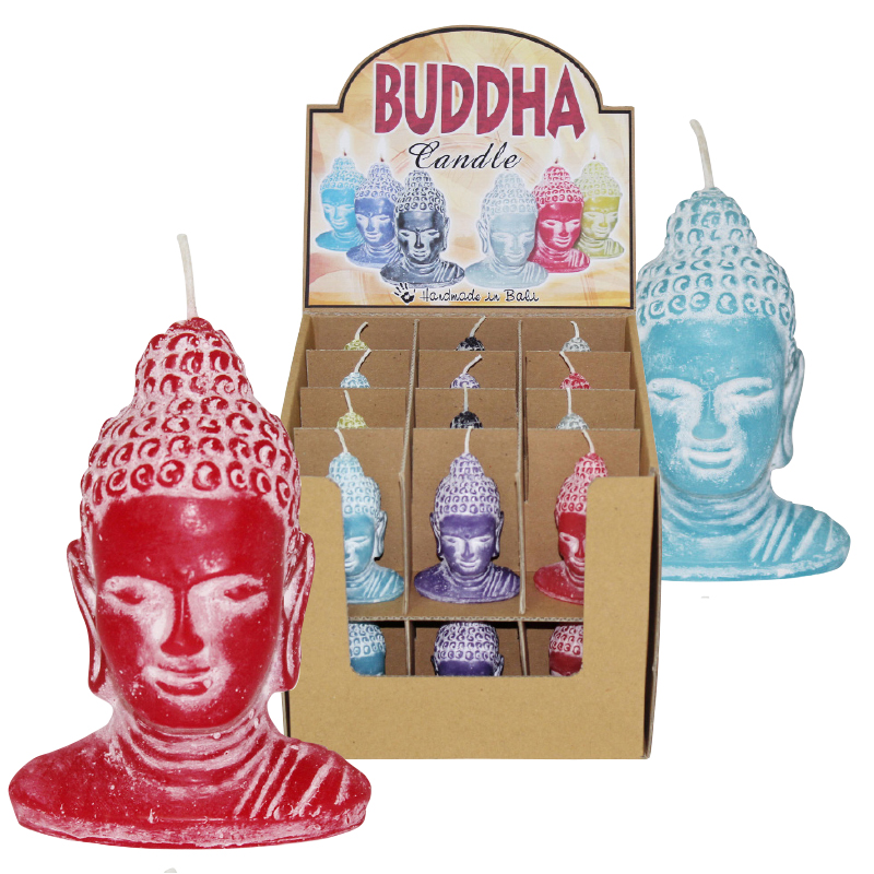 Buddha Candles Display