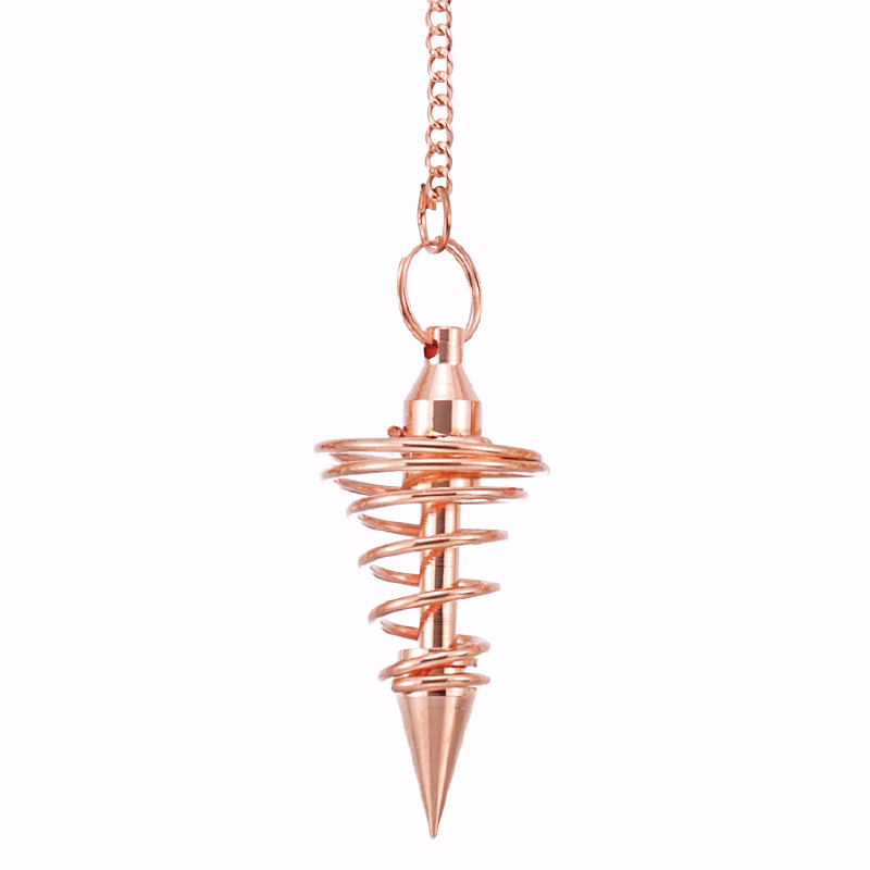 Copper Spring Metal Pendulum With Point