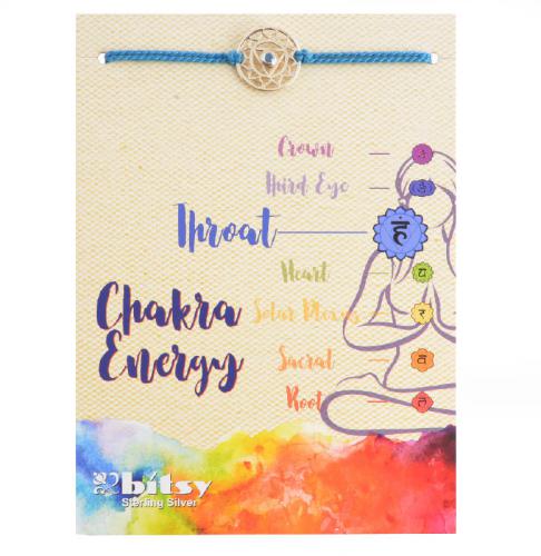 CARDED THROAT CHAKRA WITH SILVER