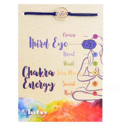 CARDED THIRD EYE CHAKRA WITH SILVER