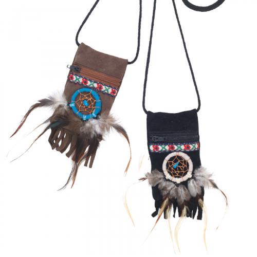 SMALL POUCH WITH DREAMCATCHER