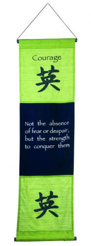 COTTON 3 PANEL BANNER COURAGE 50