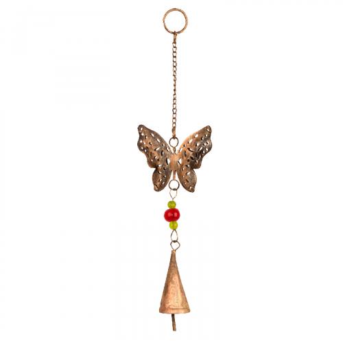 SMALL RECYCLED ANIMAL WINDCHIME - BUTTERFLY