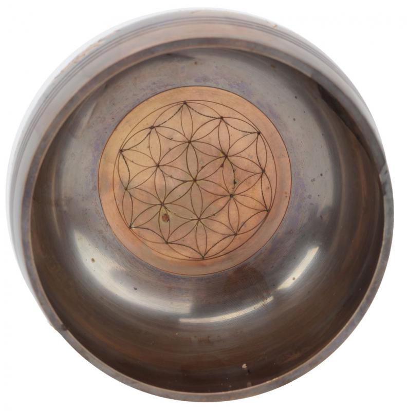 FLOWER OF LIFE WITH CASE SINGING BOWL