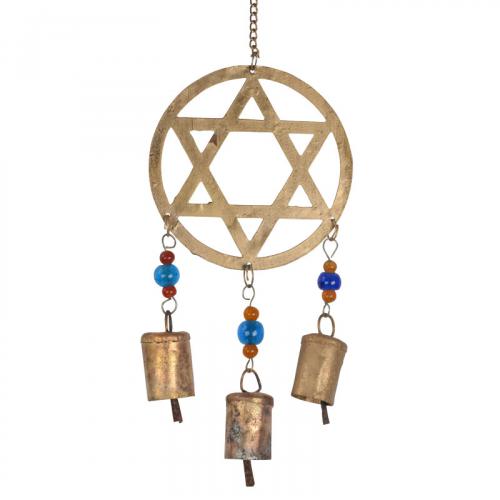 RECYCLED PENTACLE WINDCHIME