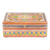 HAND PAINTED WOODEN BOX NATURAL COLORS