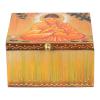 HAND PAINTED BUDDHA SQUARE WOODEN BOX